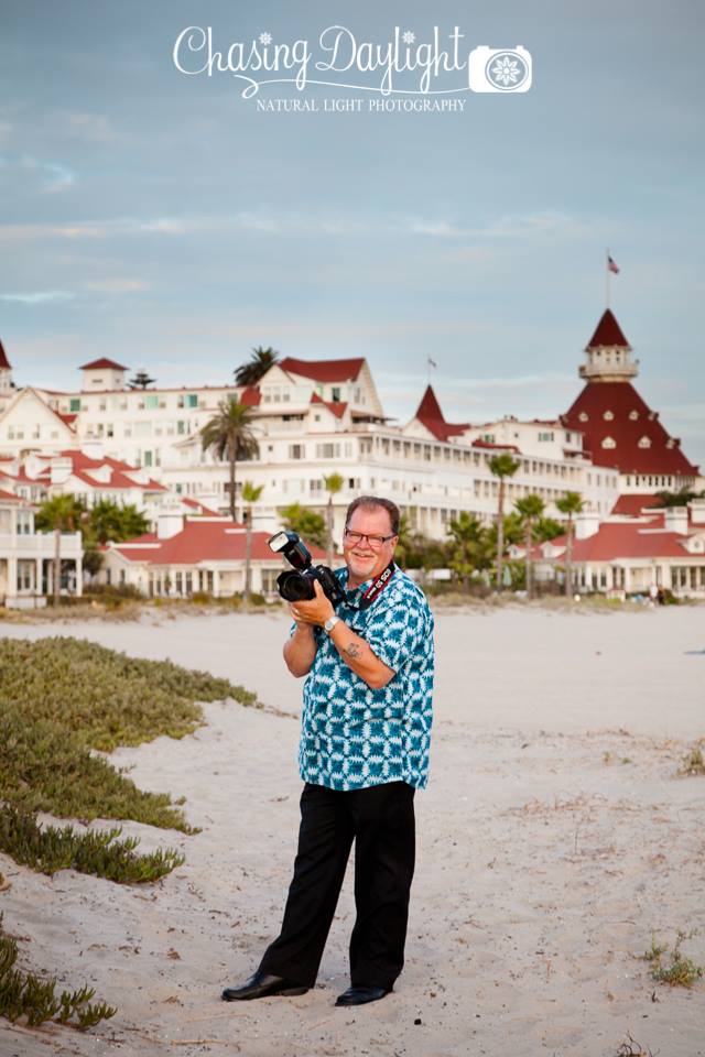 Unkle Papa "On location" on Coronado Island at the historic Hotel Del Coronado | Photographaloha.com Photo Credit: Chasing Daylight Photography